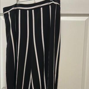 Who What Wear Monochrome Striped Trousers